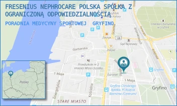 PORADNIA MEDYCYNY SPORTOWEJ - FRESENIUS NEPHROCARE POLSKA SP. Z O.O. - NIEPODLEGŁOŚCI 28,  GRYFINO