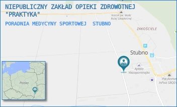 PORADNIA MEDYCYNY SPORTOWEJ - NIEPUBLICZNY ZAKŁAD OPIEKI ZDROWOTNEJ "PRAKTYKA" - UL. STUBNO 69 B, STUBNO