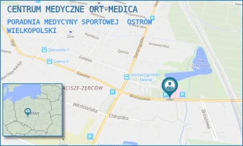 PORADNIA MEDYCYNY SPORTOWEJ - CENTRUM MEDYCZNE ORT-MEDICA - BRZOZOWA 7, OSTRÓW WIELKOPOLSKI